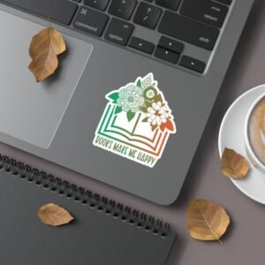 Books Make Me Happy – Sticker