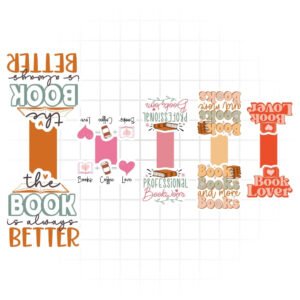 Sweet Hearts & Books Magnetic Bookmark Set